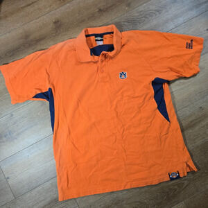 Vintage ESPN College GameDay Auburn Tigers Polo Shirt Mens Large NCAA 90s Retro